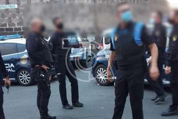 Arde una cocina en la azotea de un inmueble de El Caracol Bajo (Telde)/TA.